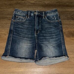 Judy Blue Dark Blue Denim Shorts